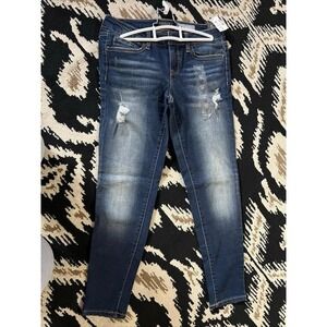NWT denim jeans skinny stressed